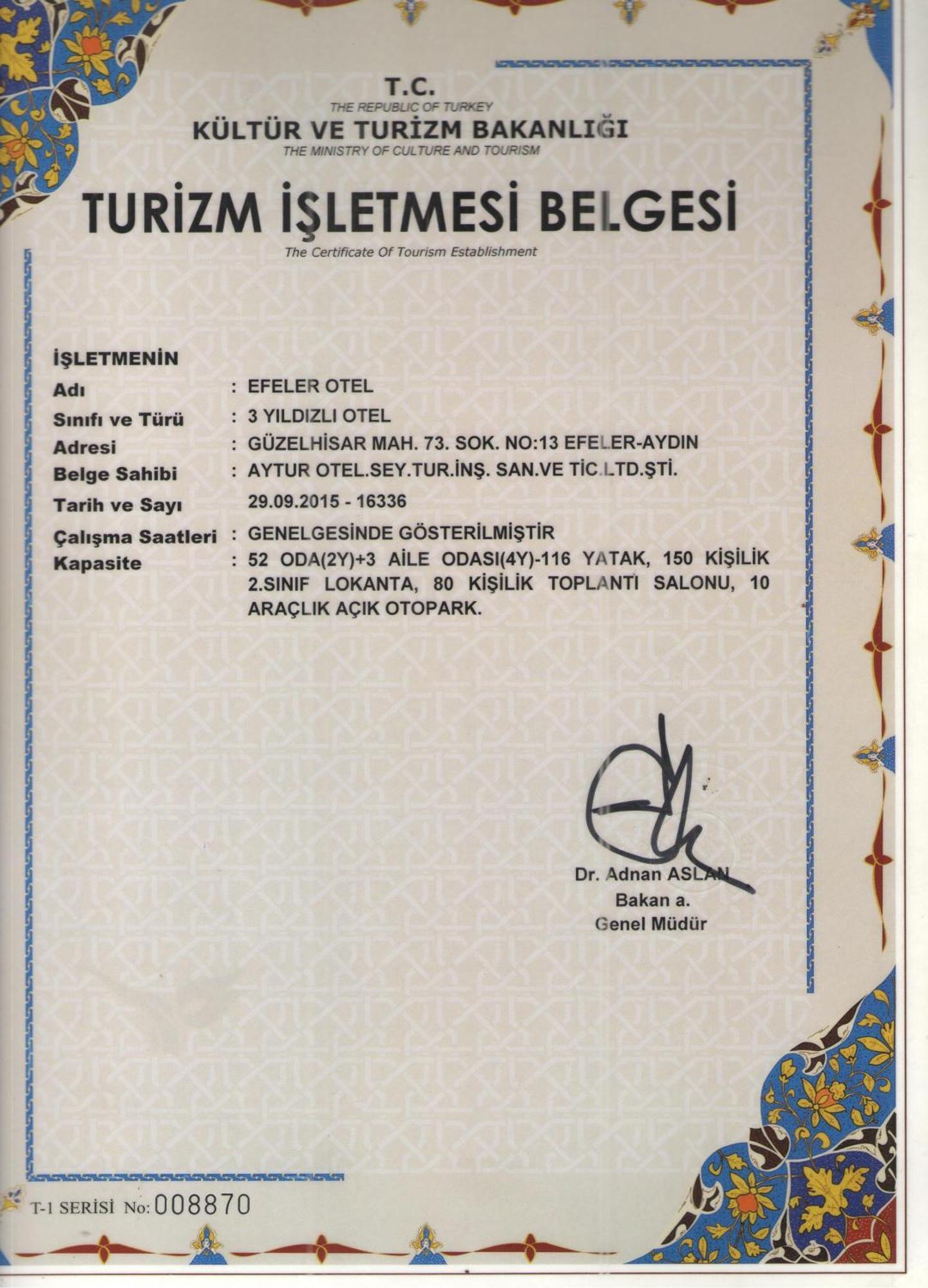 Efeler Hotel Aydin Buitenkant foto